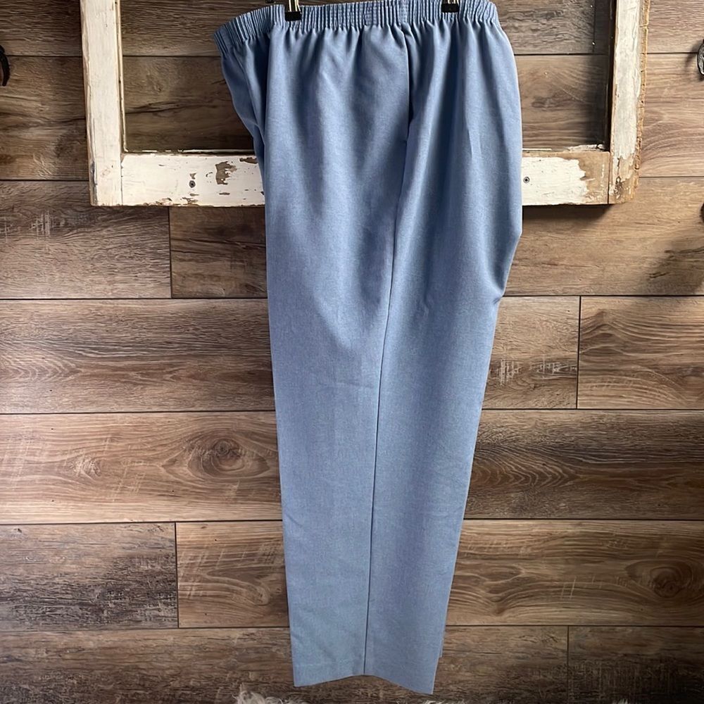 Alia Dress Pants, Elastic Waist, Blue, Size 22(see description)